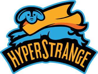 Untitled Logo for independent video game developer and publisher, "HyperStrange"