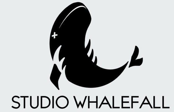 Logo for game development company, "Studio Whalefall"