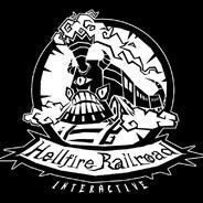 Logo for video game development company, "Hellfire Railway Interactive"